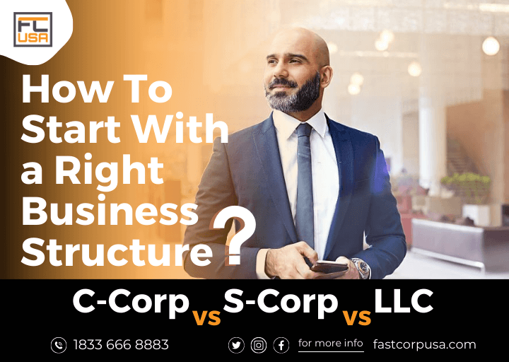 C-Corp vs S-corp vs LLC